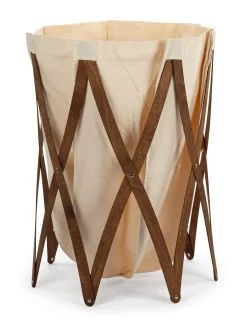 Wäschekorb Walnussholz