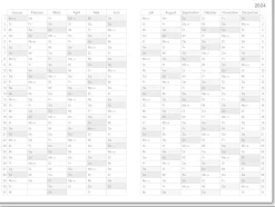 X47 Wochenkalender 2026